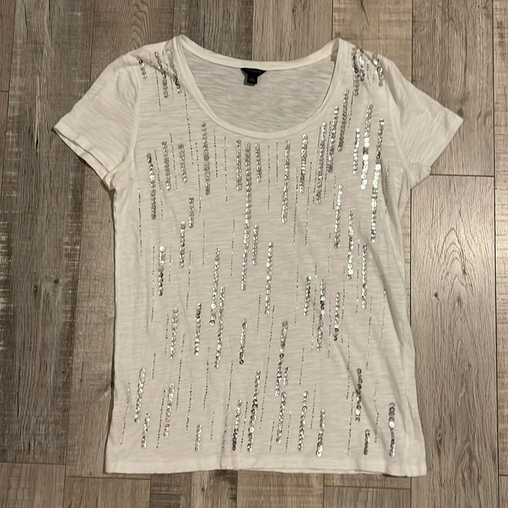 Ann Taylor Sequin Top